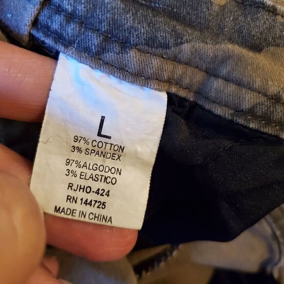 American Bazi distressed camo skinny overalls - Picture 7 of 9